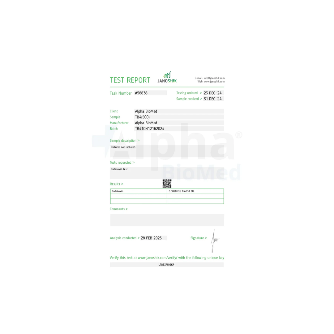 Thymosin Beta 4 (TB500) (5mg, 10mg)